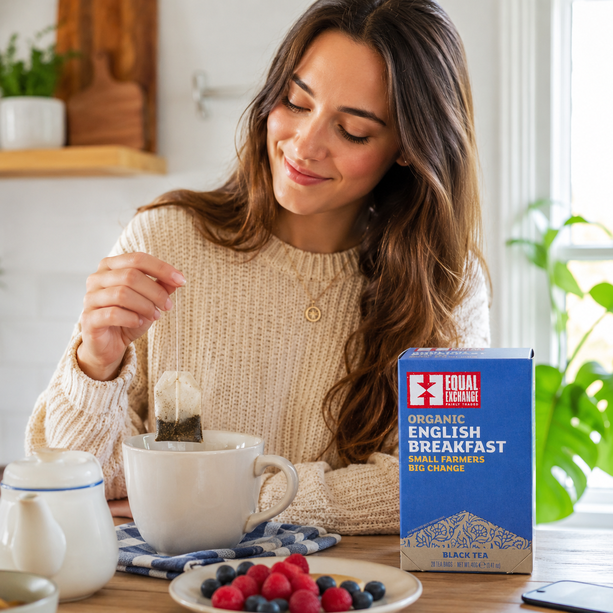 Equal Exchange Organic English Breakfast Tea 20 Count