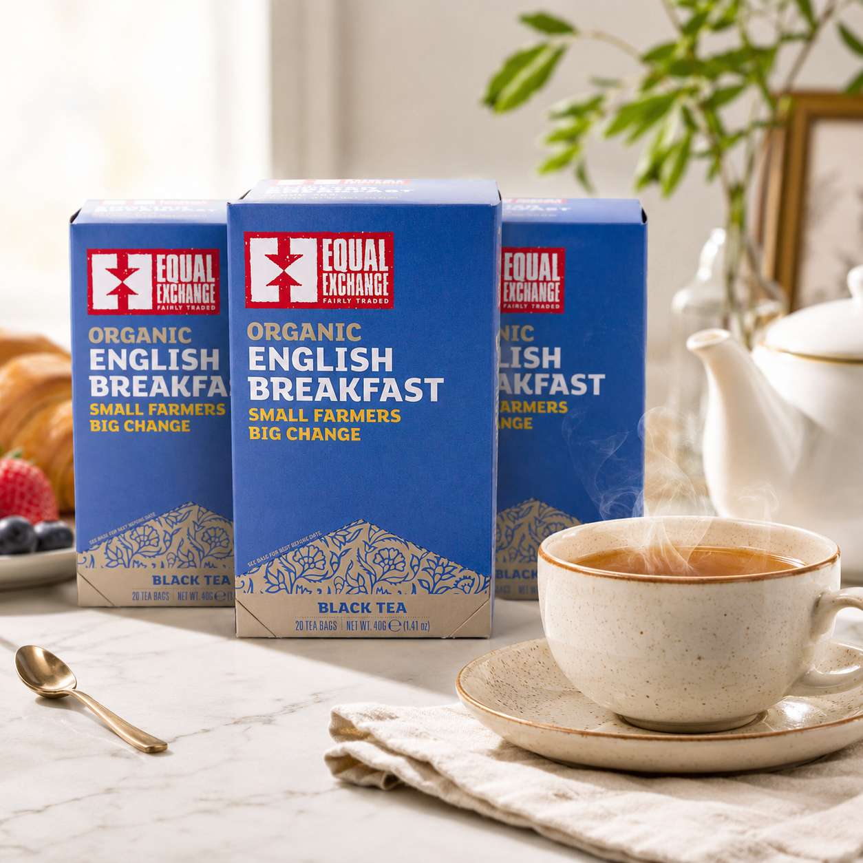 Equal Exchange Organic English Breakfast Tea 20 Count