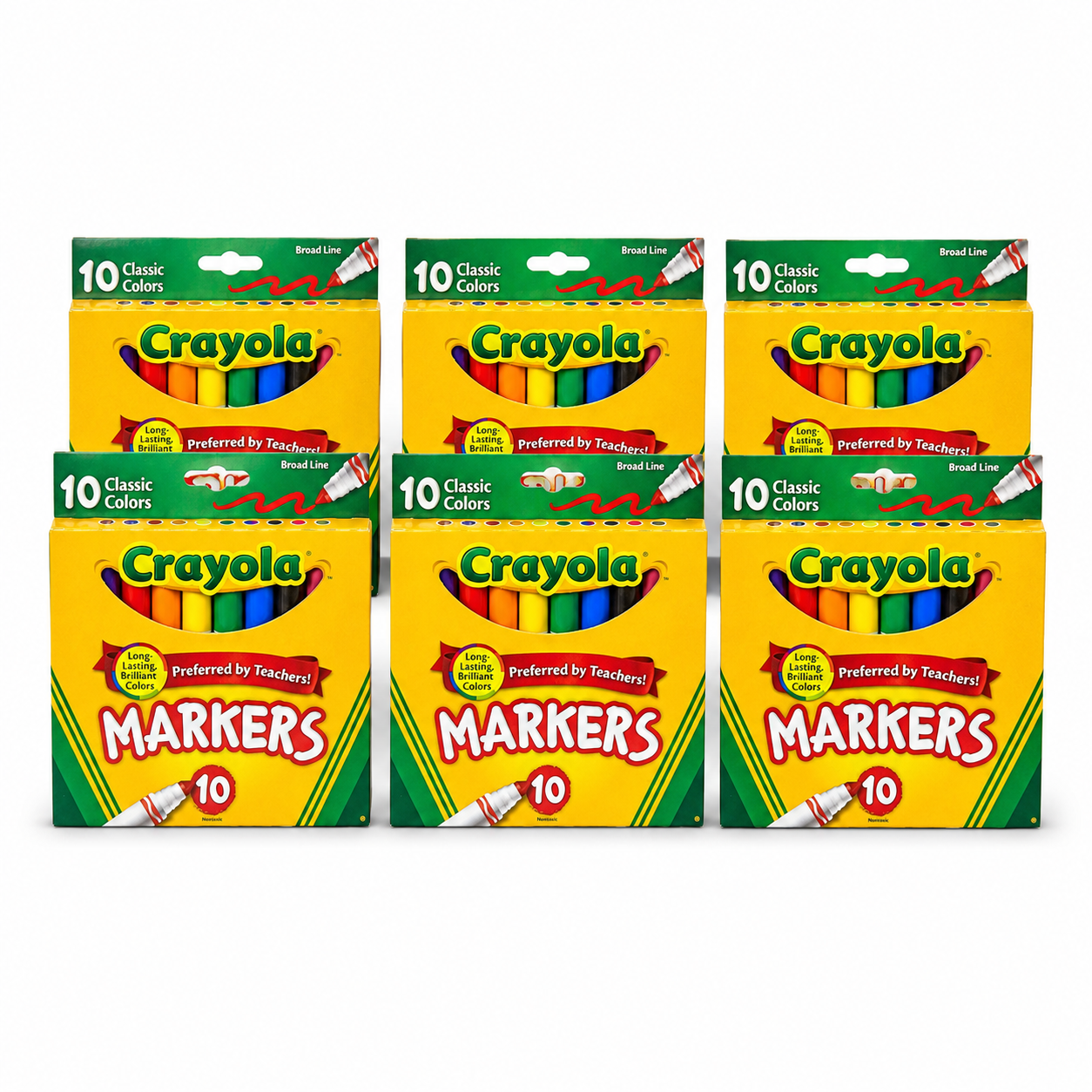 Crayola Broad Line Markers Classic Colors 10 Each