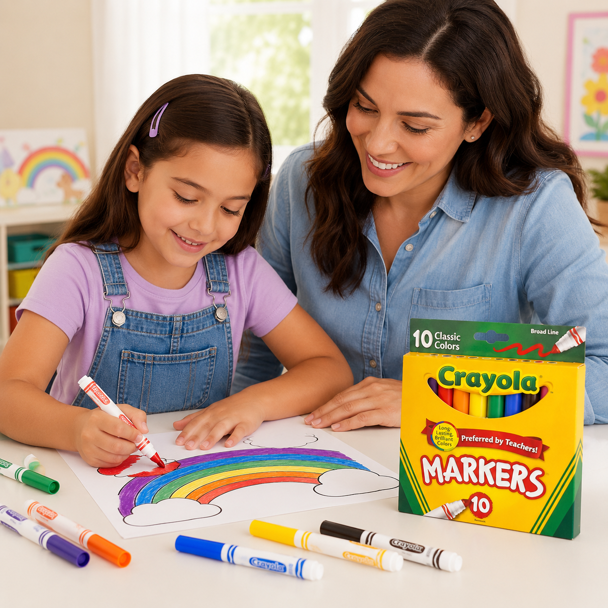 Crayola Broad Line Markers Classic Colors 10 Each
