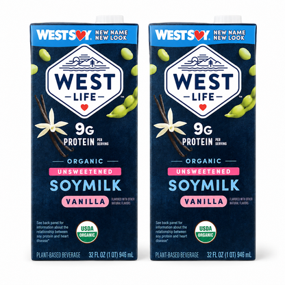 Westsoy Organic Unsweetened Vanilla Soymilk 32 oz