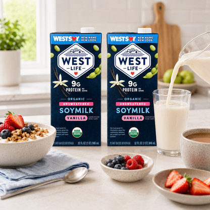 Westsoy Organic Unsweetened Vanilla Soymilk 32 oz
