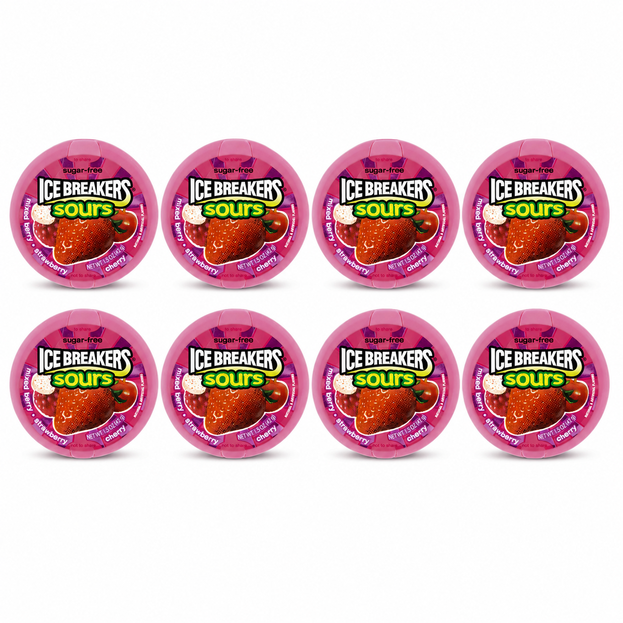 Ice Breakers Sours Berry Mints Sugar Free 1.5 oz
