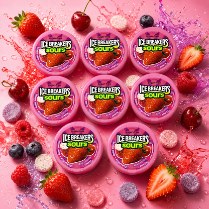 Ice Breakers Sours Berry Mints Sugar Free 1.5 oz