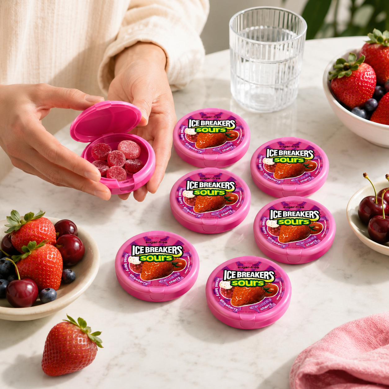 Ice Breakers Sours Berry Mints Sugar Free 1.5 oz