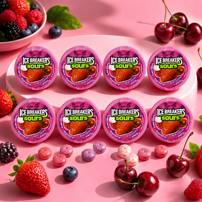 Ice Breakers Sours Berry Mints Sugar Free 1.5 oz