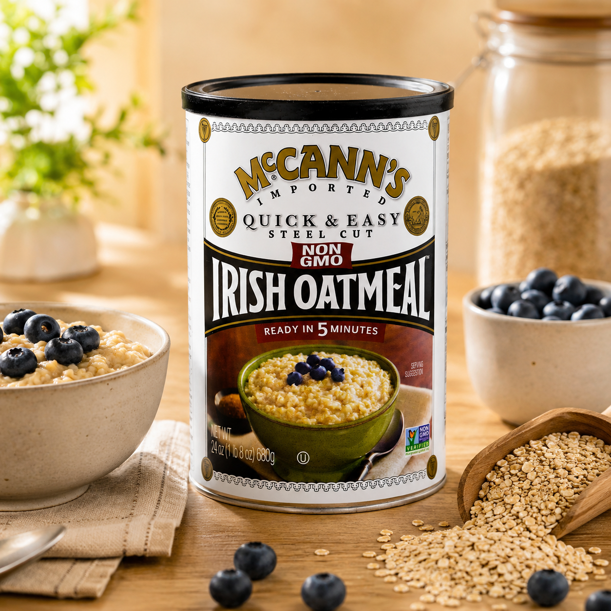 McCann's Irish Oatmeal Steel Cut Oatmeal 24 oz