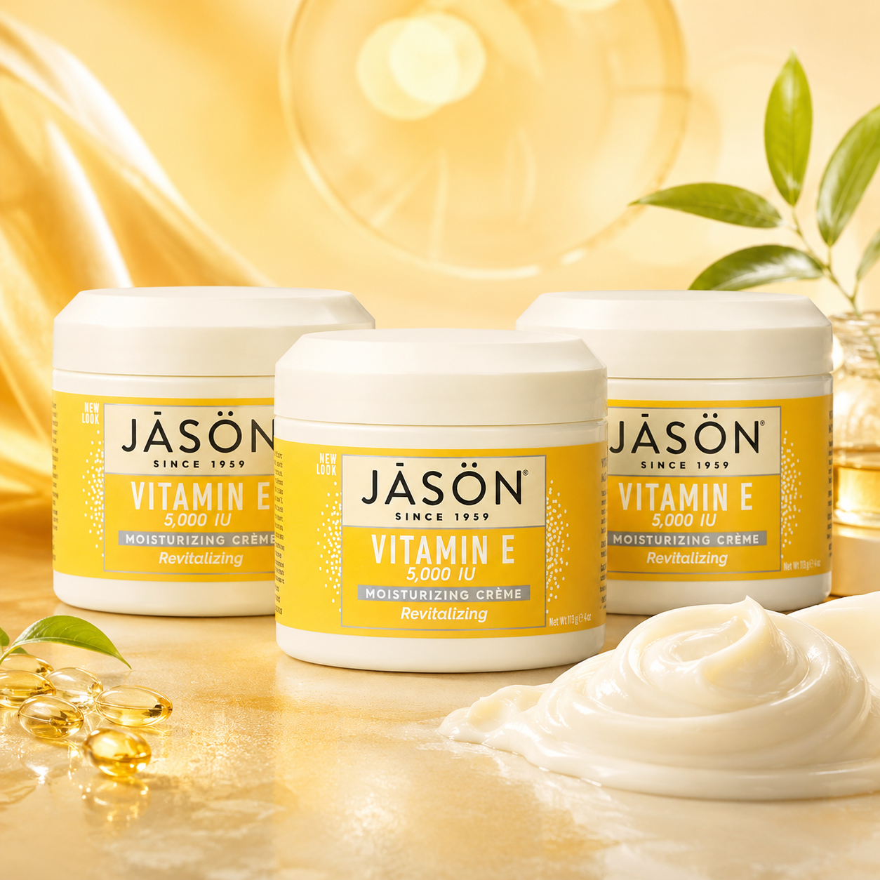 JASON Moisturizing Creme Revitalizing Vitamin E 4 oz