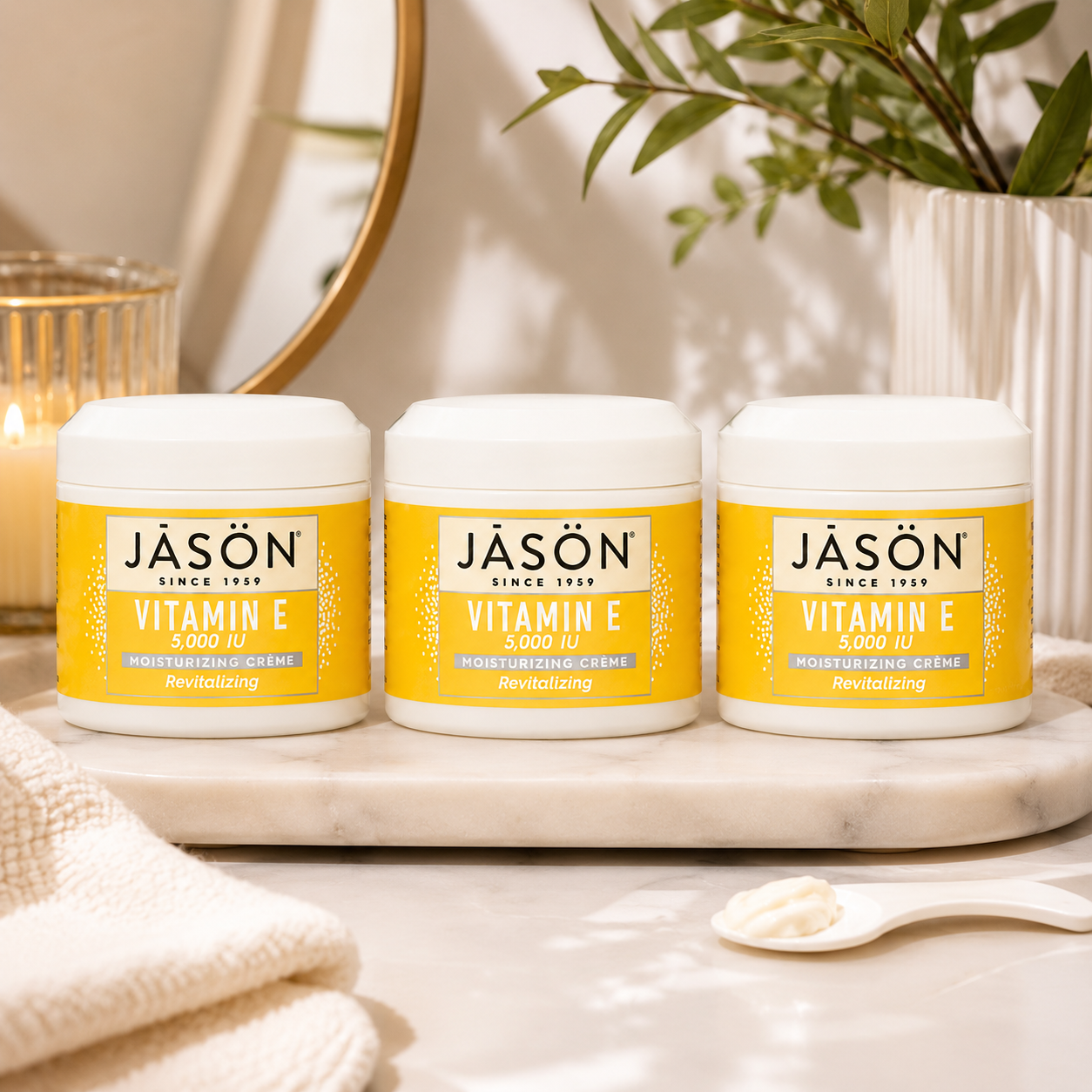 JASON Moisturizing Creme Revitalizing Vitamin E 4 oz