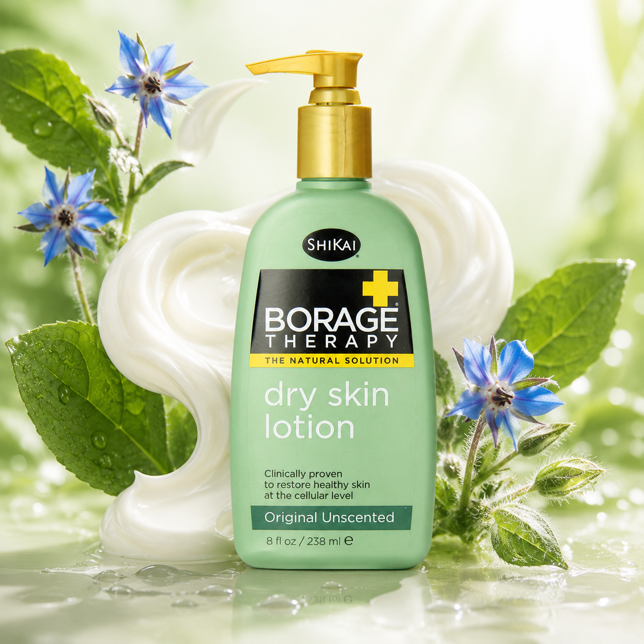 ShiKai Borage Dry Skin Therapy Lotion 8-ozs