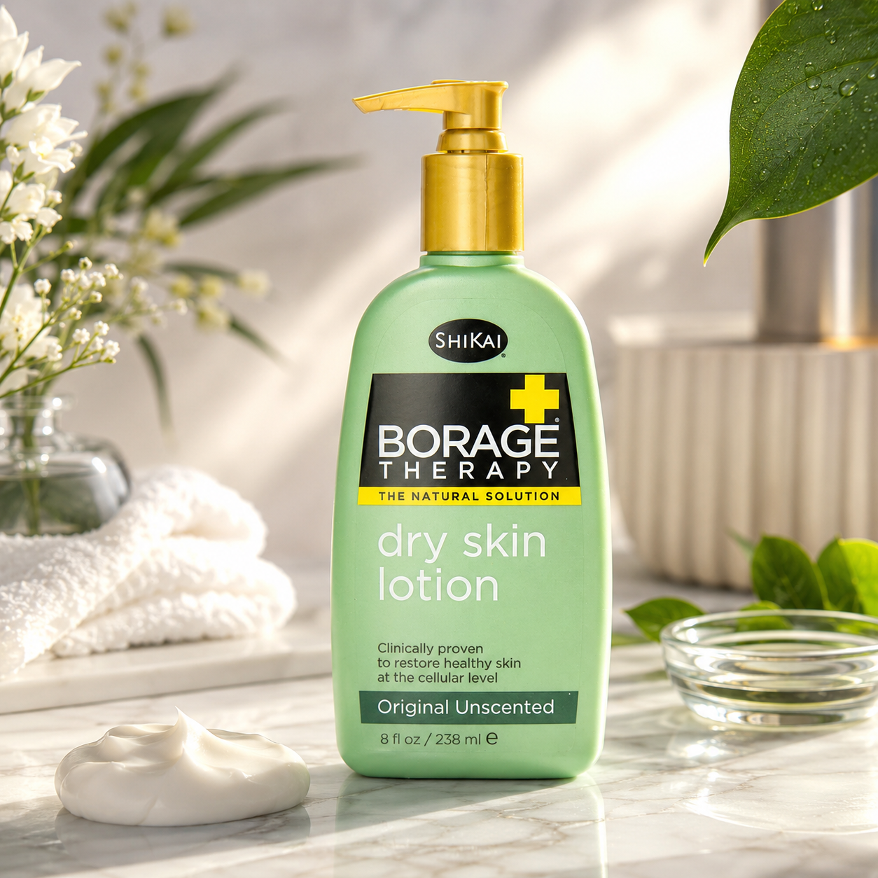 ShiKai Borage Dry Skin Therapy Lotion 8-ozs