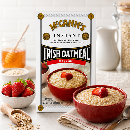 McCann's Irish Oatmeal Instant Oatmeal Regular 12 Packets Each 0.99 oz Mccann's Irish Oatmeal