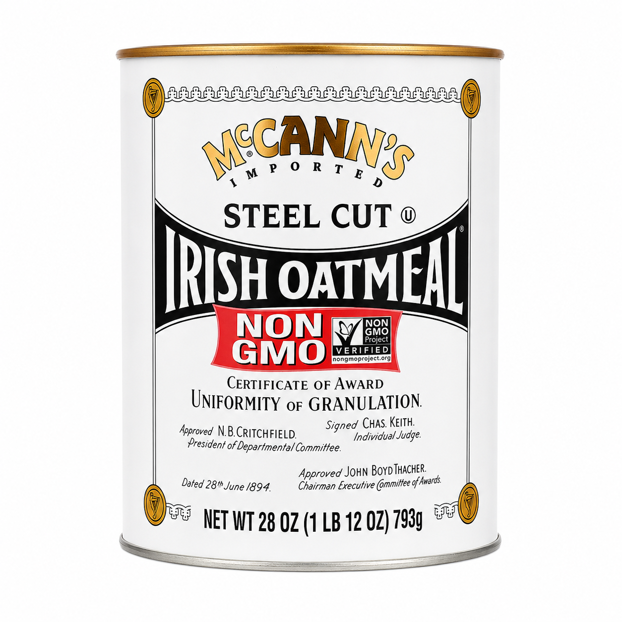 McCann's Irish Oatmeal Steel Cut 28 oz