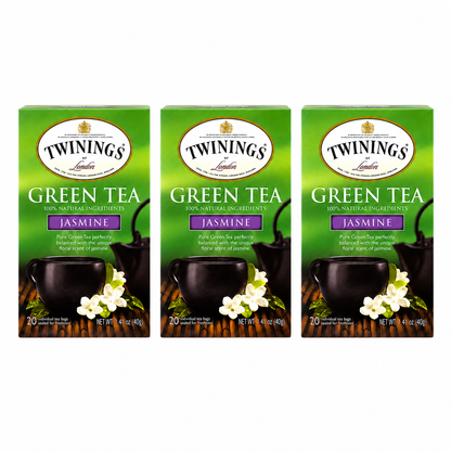 Twinings Jasmine Green Tea 20 Bags 3 Count