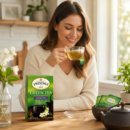 Twinings Jasmine Green Tea 20 Bags 3 Count