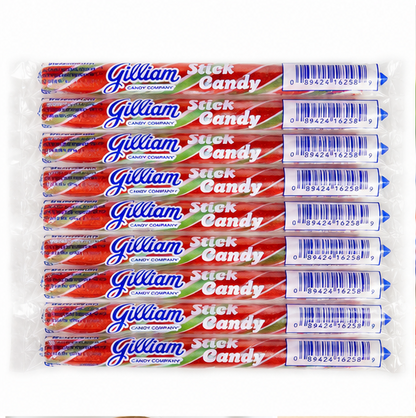 Gilliam Old Fashioned Candy Sticks Watermelon Flavor Box 80 ct