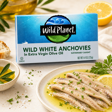 Wild Planet Anchovies Wild In Olive Oil 4.37 oz