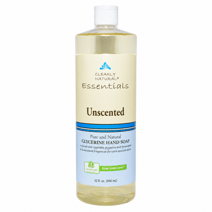 Clearly Natural Hand Soap - Liquid - Unscented - Refill - 32 oz