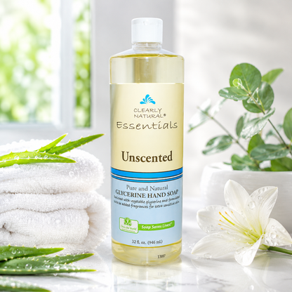 Clearly Natural Hand Soap - Liquid - Unscented - Refill - 32 oz