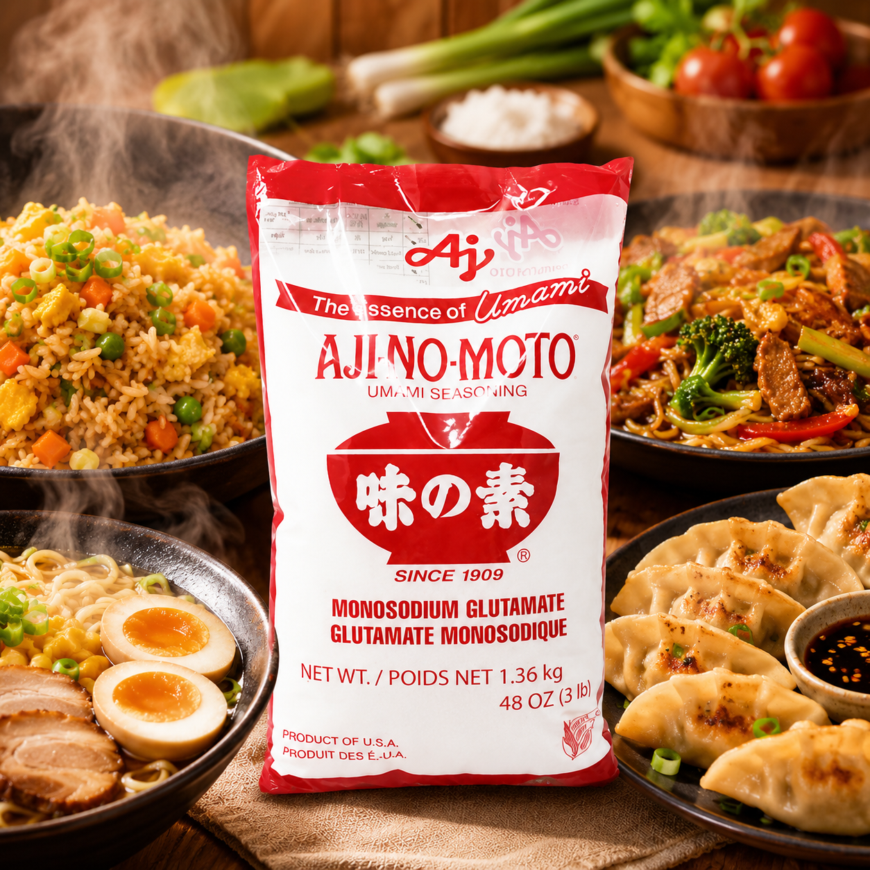 AjiNoMoto Umami Seasoning Monosodium Glutamate 3lb