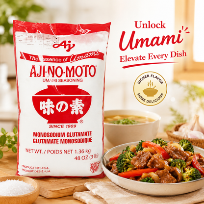 AjiNoMoto Umami Seasoning Monosodium Glutamate 3lb