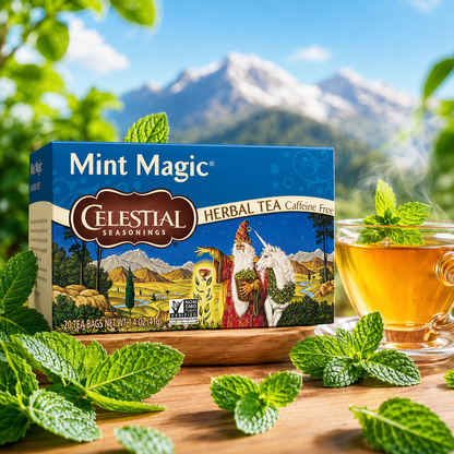 Celestial Seasonings Herbal Tea Mint Magic 20 Count