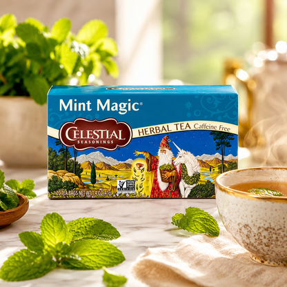 Celestial Seasonings Herbal Tea Mint Magic 20 Count