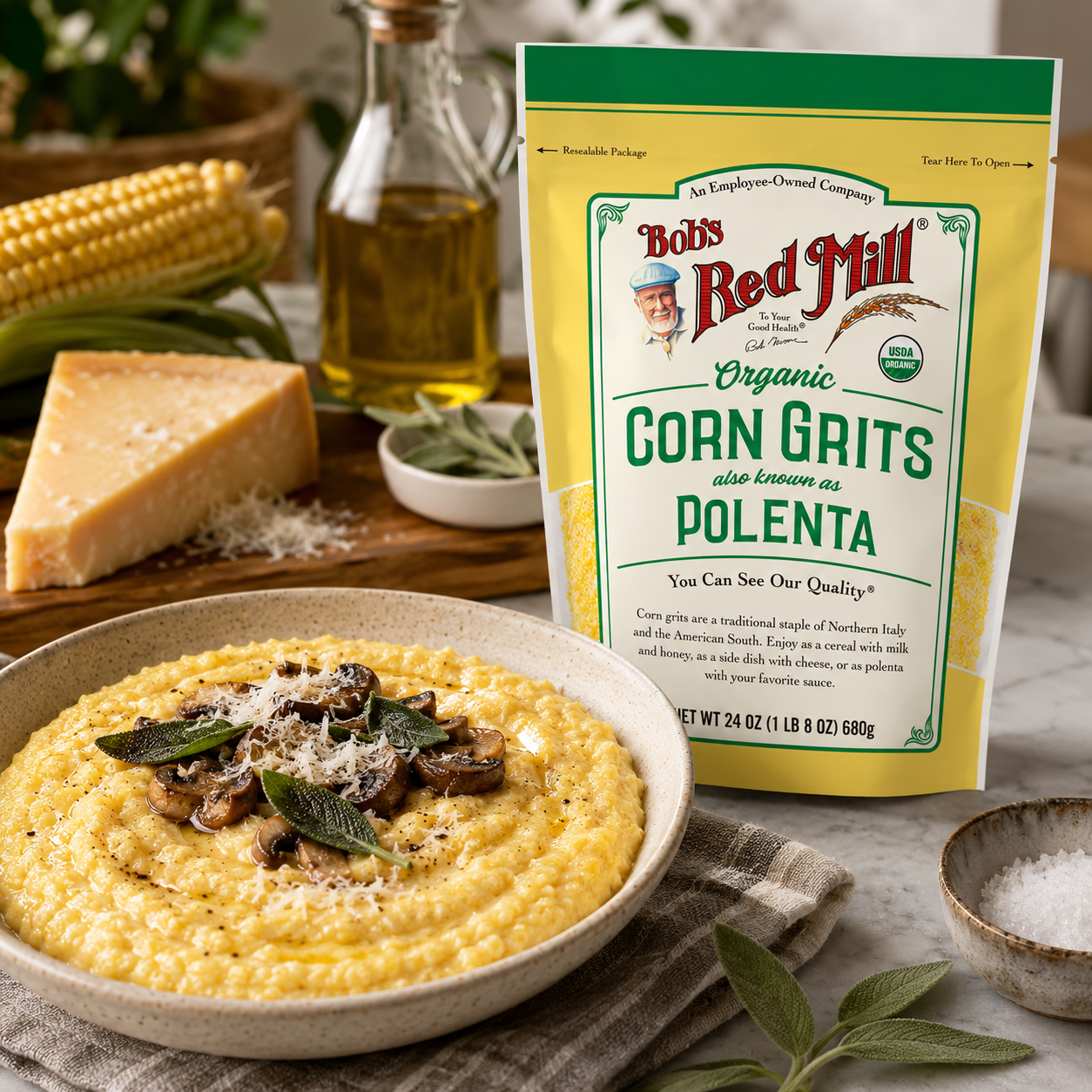 Bob's Red Mill Corn Grits Polenta 24 oz