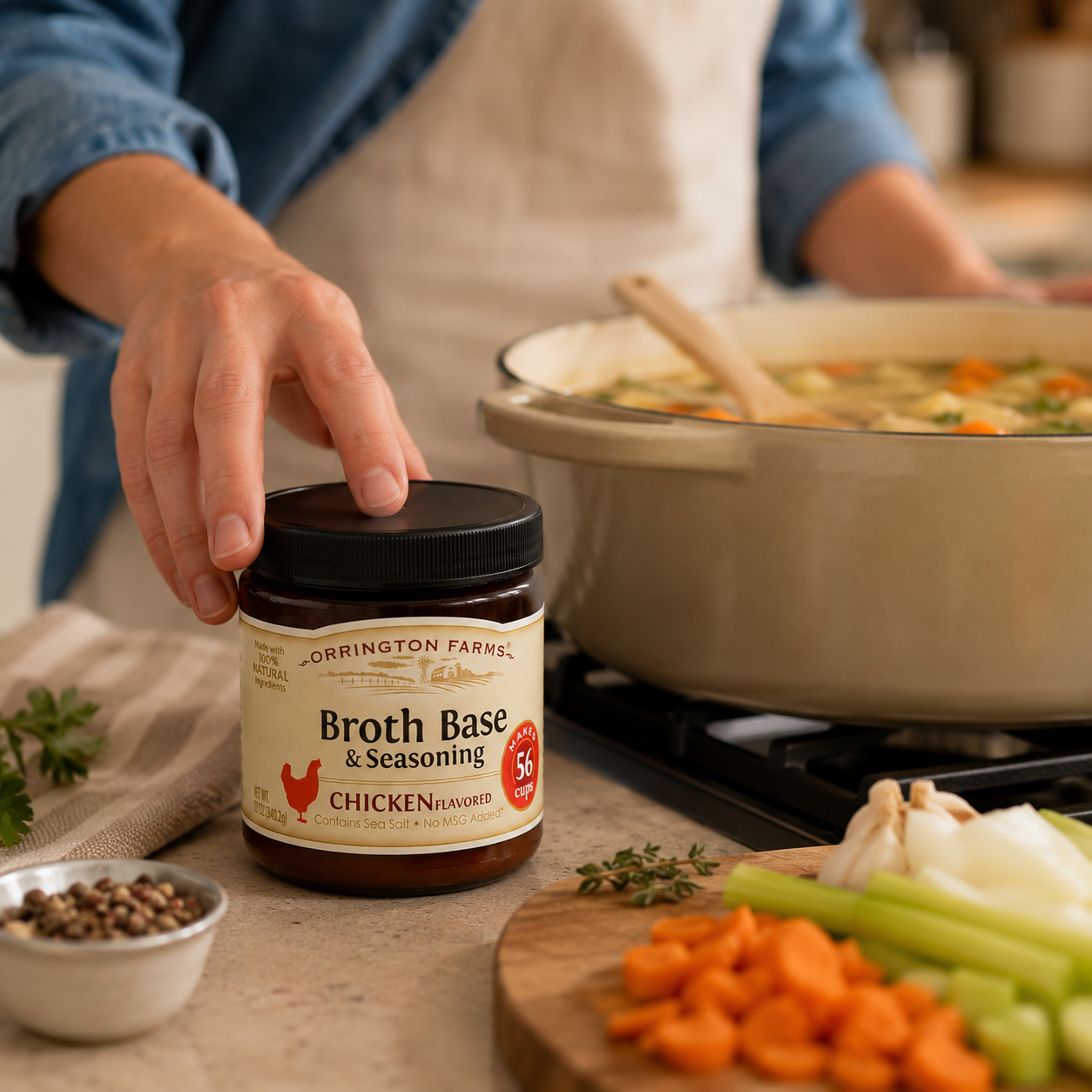 Orrington Farms Chicken Broth Base & Seasoning 12 oz