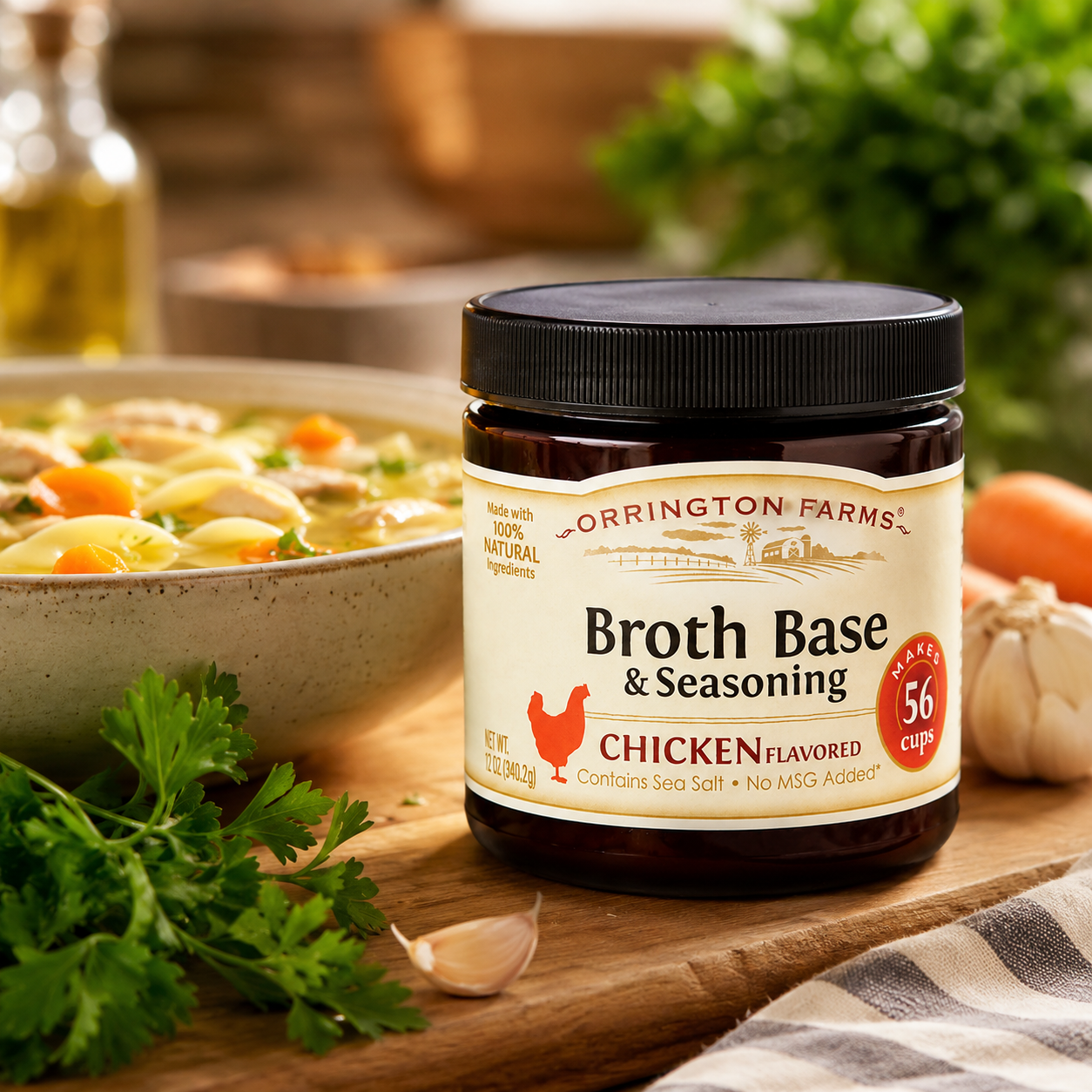Orrington Farms Chicken Broth Base & Seasoning 12 oz