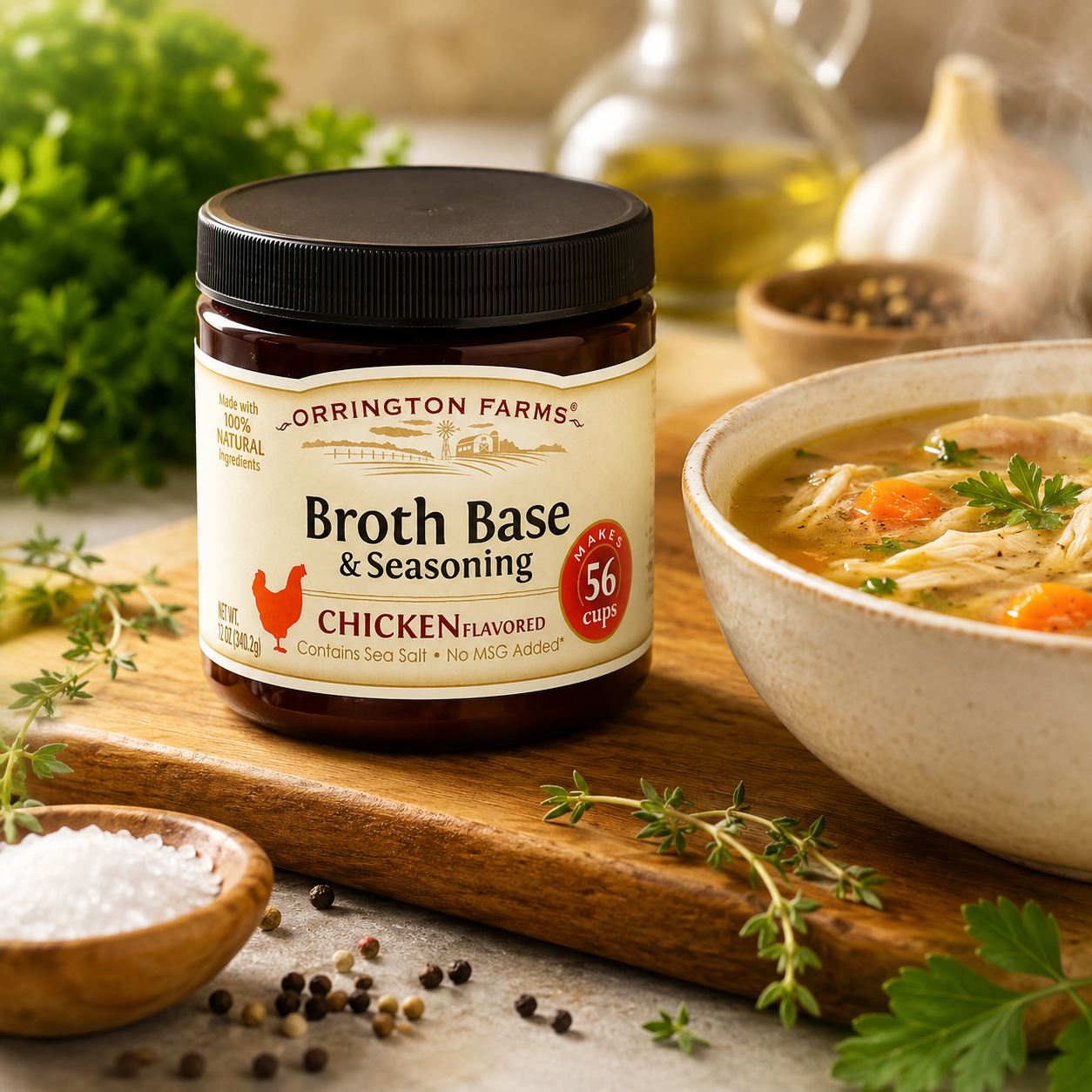 Orrington Farms Chicken Broth Base & Seasoning 12 oz