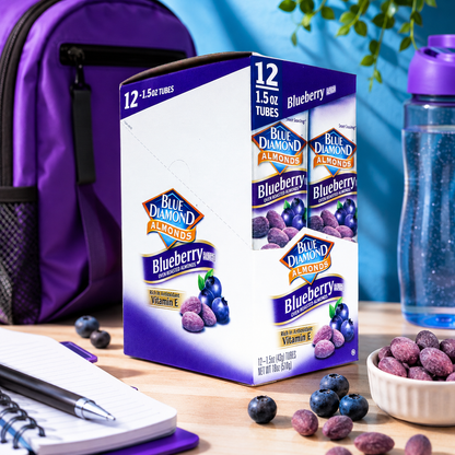 Blue Diamond Almonds Blueberry Flavored 1.5 oz