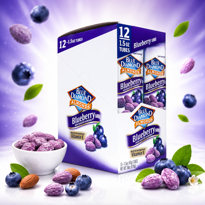 Blue Diamond Almonds Blueberry Flavored 1.5 oz