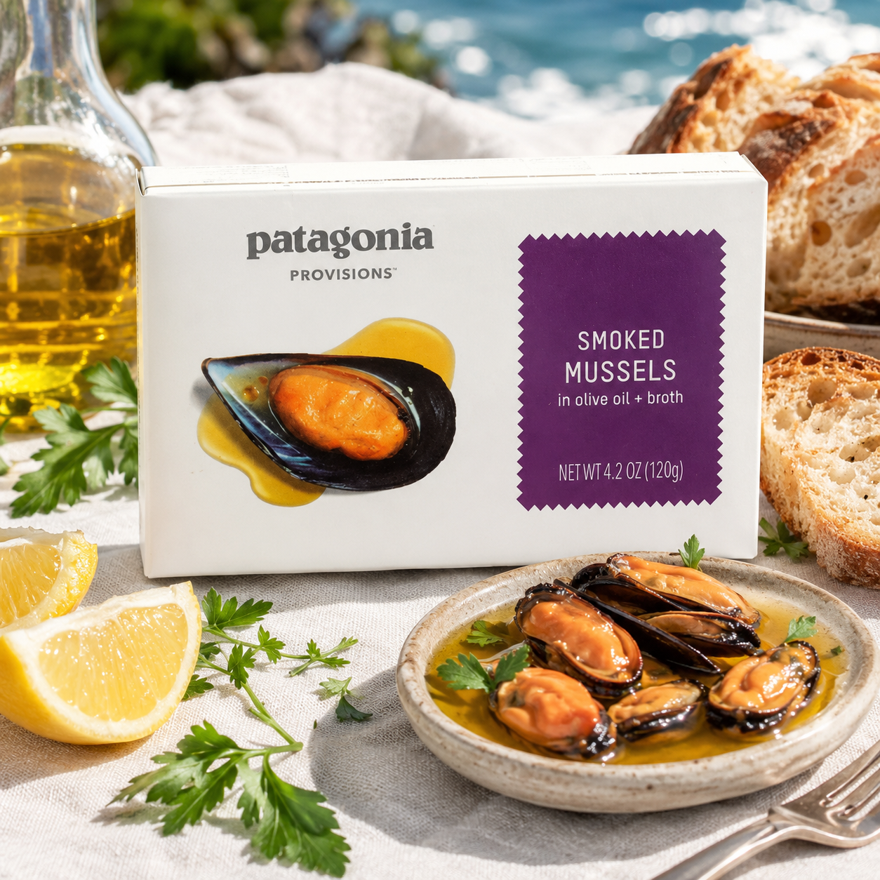 Patagonia Provisions Smoked Mussels Shellfish 4.2 oz
