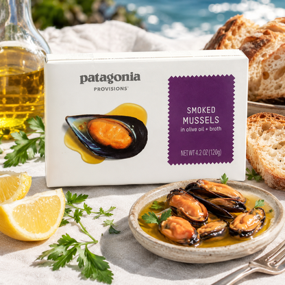 Patagonia Provisions Smoked Mussels Shellfish 4.2 oz