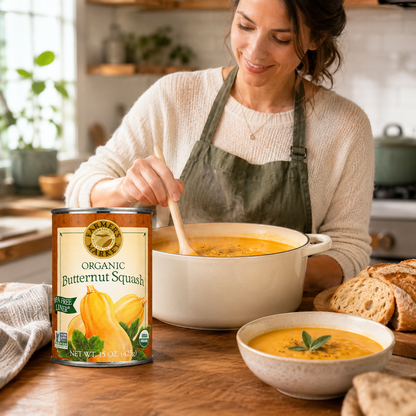 Farmer's Market Organic Canned Butternut Squash Puree 15 oz