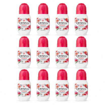 Crystal Essence Mineral Deodorant Roll-On Pomegranate 2.25 fl oz