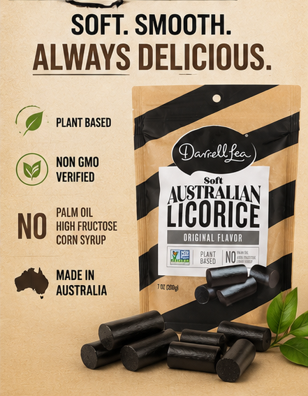 Darrell Soft Eating Liquorice Original 7 oz
