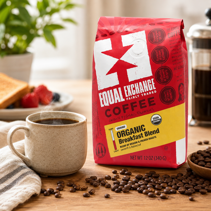 Equal Exchange Organic Ground Coffee Breakfast Blend Drip Coffee 12 oz