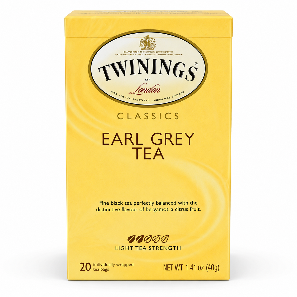 Twinings Classic Earl Grey Tea 1.41 oz 20 ct