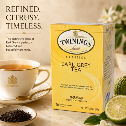 Twinings Classic Earl Grey Tea 1.41 oz 20 ct