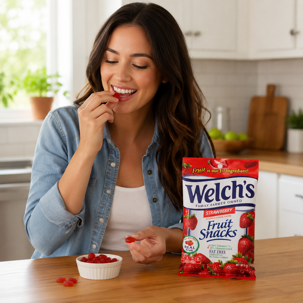 Welch's Fruit Snacks Strawberry 5 oz Bags