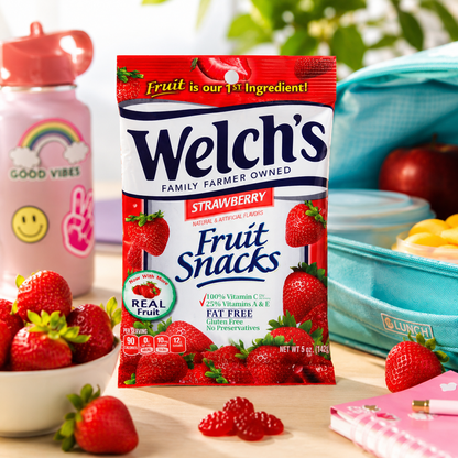 Welch's Fruit Snacks Strawberry 5 oz Bags