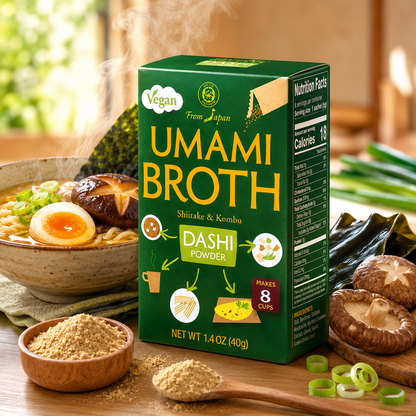Muso From Japan Umami Broth Dashi Powder Vegan 1.4 oz