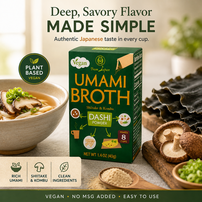 Muso From Japan Umami Broth Dashi Powder Vegan 1.4 oz