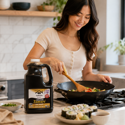Yamasa Tamari Soy Sauce Organic Gluten Free Non-GMO Kosher 64 fl. oz.