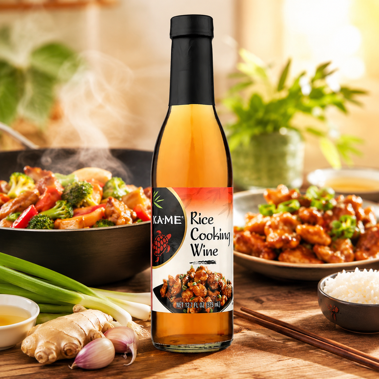 KA-ME Rice Wine Vinegar 12.7 fl oz