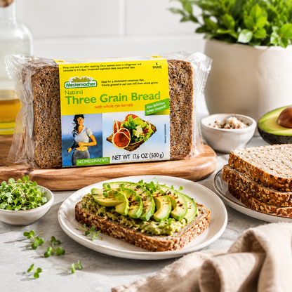 Mestemacher Three Grain Bread 17.6-oz