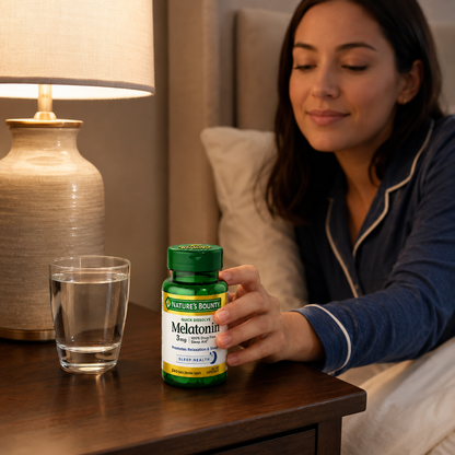 Nature's Bounty Melatonin 3 mg Tablets 120 Tablets (Pack of 2)