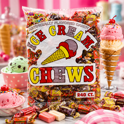 Albert's Chews Ice Cream 240 Piece Bag
